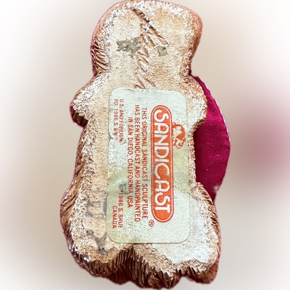 Small Vintage Classic 1986 Sandicast Yawner Kitten Cat S33 - Picture 6 of 8